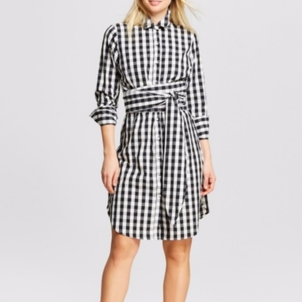Who What Wear Target Gingham Dress Summer